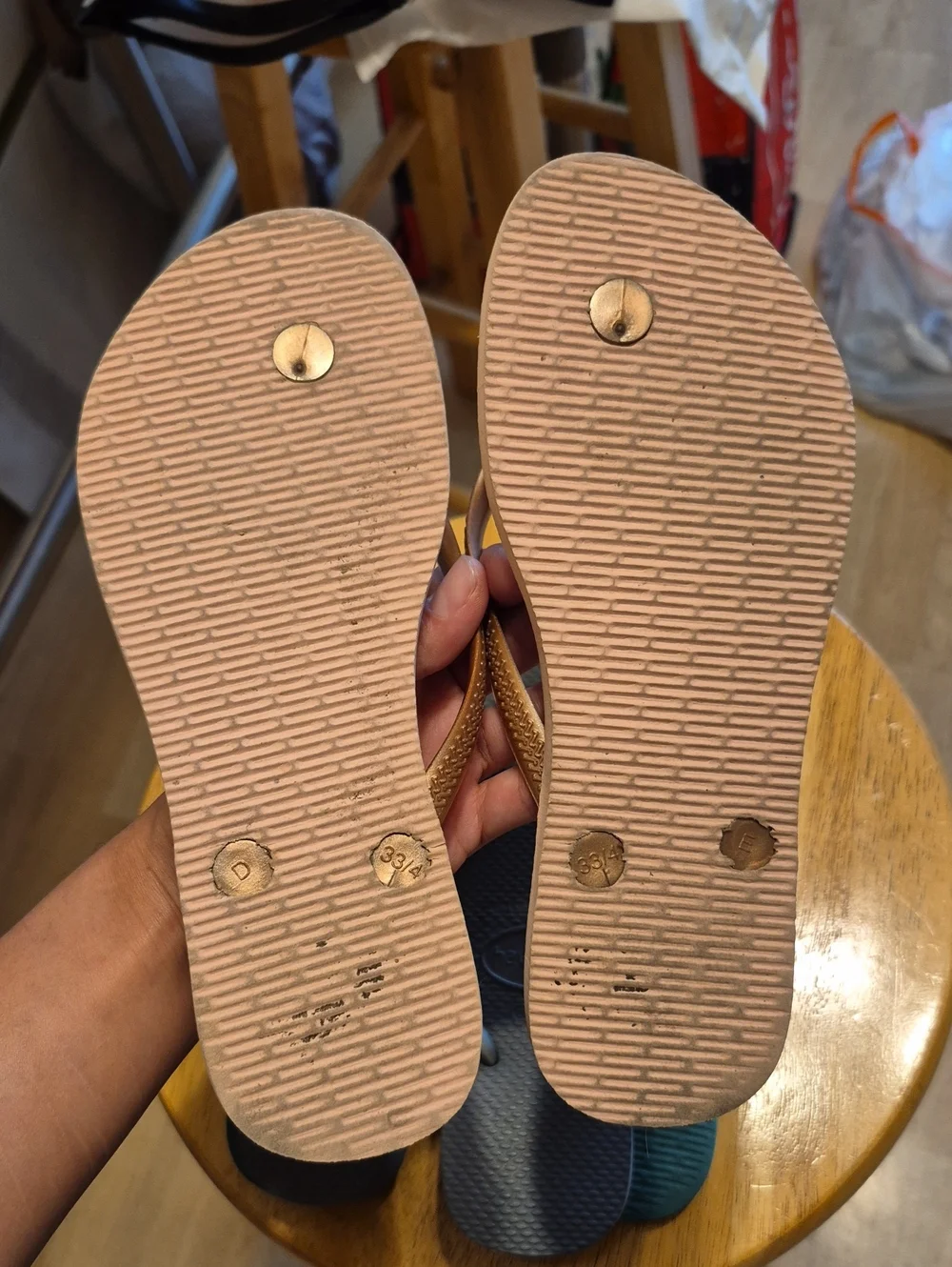 Havaianas Set Of 3 Beach Pool Thong Plastic Sandals